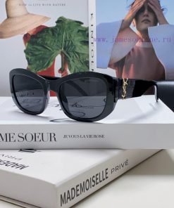 YSL Saint Laurent Sunglasses Women's Alphabet Interwoven SL Fashion Trend Sunglasses Versati14zhp331