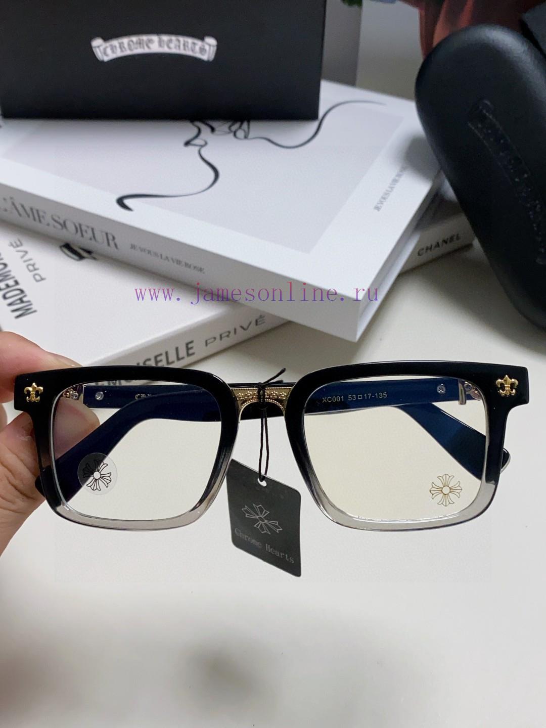Return order received Chrome Hearts 2024 new retro black eyeglass frame men's Japanese artisxwfdpzo6 - Image 5
