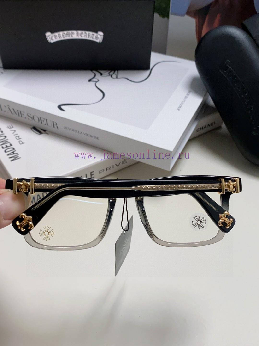 Return order received Chrome Hearts 2024 new retro black eyeglass frame men's Japanese artisxwfdpzo6 - Image 6