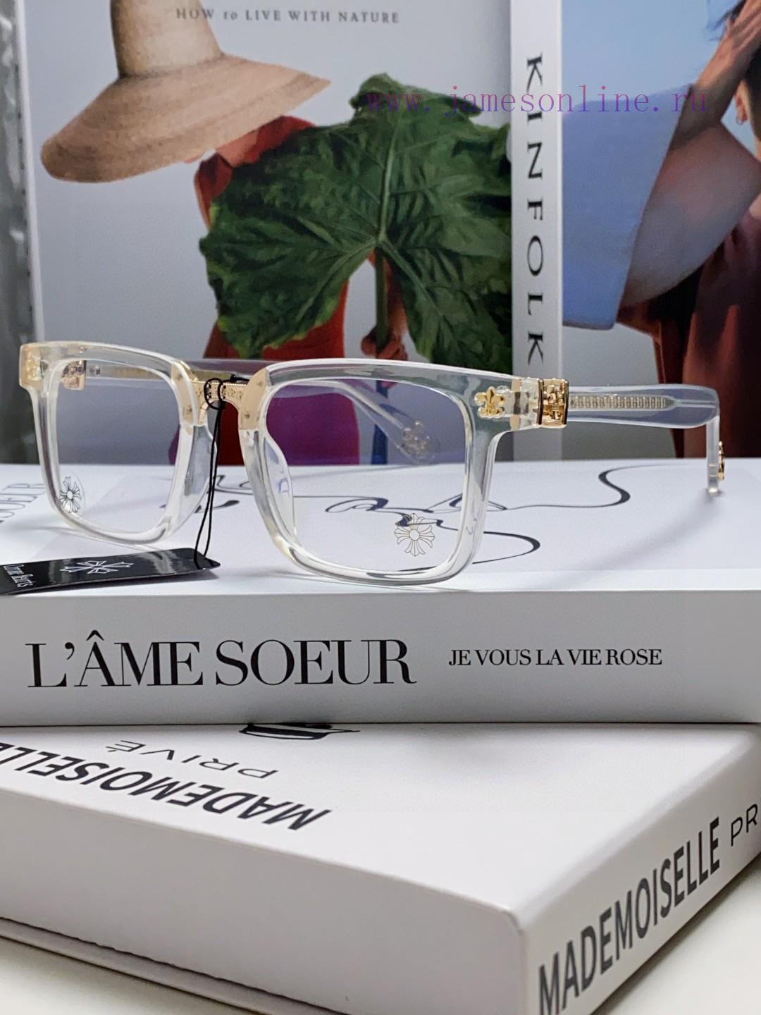Return order received Chrome Hearts 2024 new retro black eyeglass frame men's Japanese artis5jmae0ue