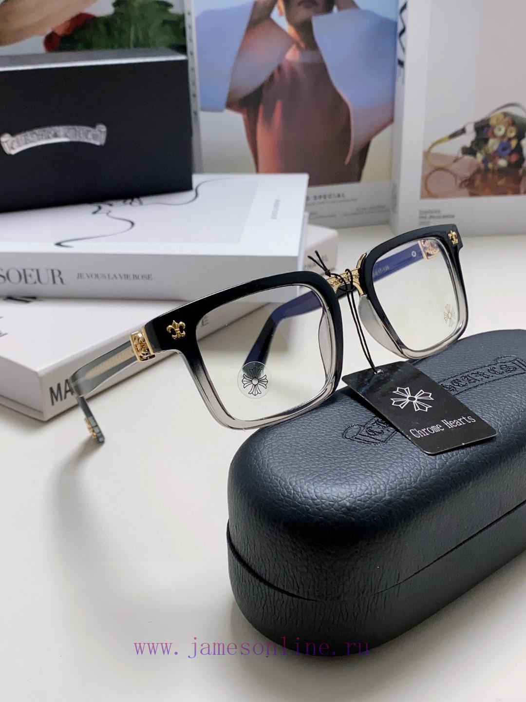 Return order received Chrome Hearts 2024 new retro black eyeglass frame men's Japanese artisxwfdpzo6 - Image 9