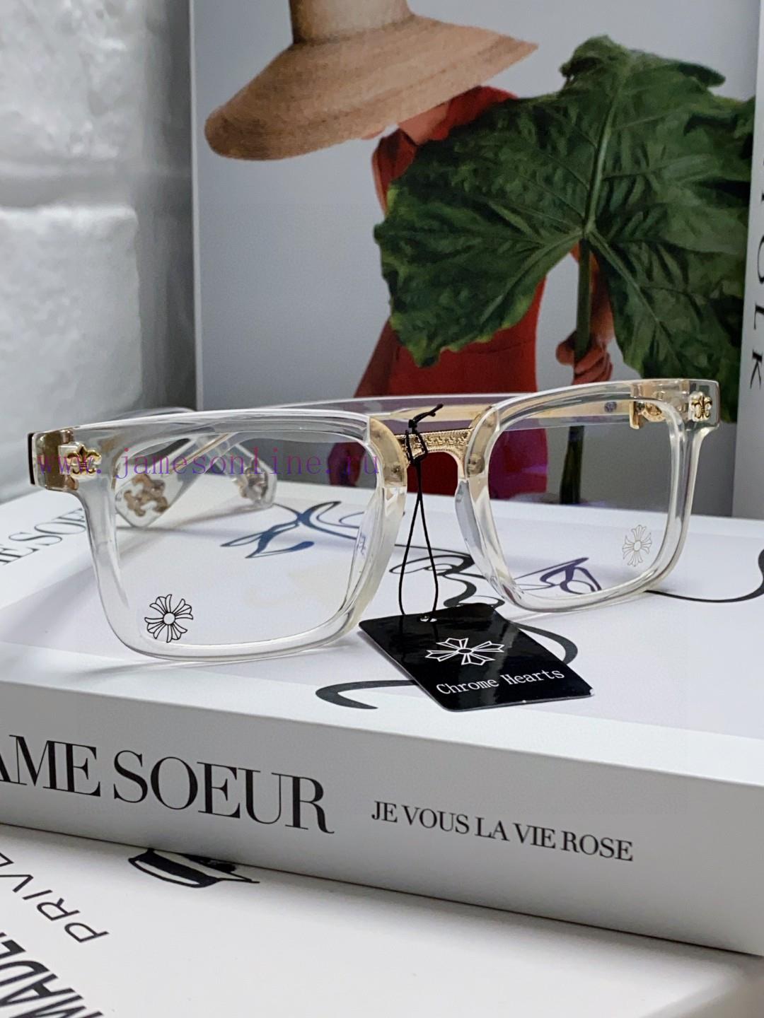 Return order received Chrome Hearts 2024 new retro black eyeglass frame men's Japanese artis5jmae0ue - Image 3