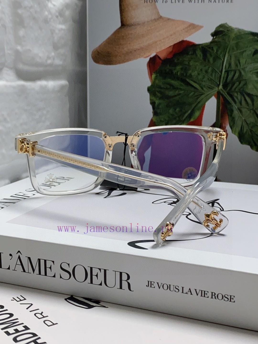 Return order received Chrome Hearts 2024 new retro black eyeglass frame men's Japanese artis5jmae0ue - Image 4