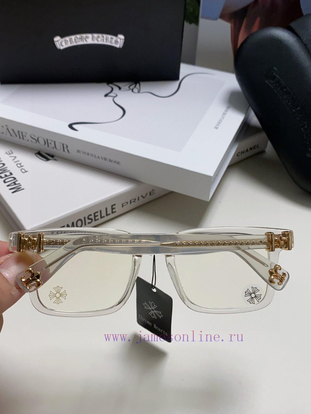 Return order received Chrome Hearts 2024 new retro black eyeglass frame men's Japanese artis5jmae0ue - Image 6