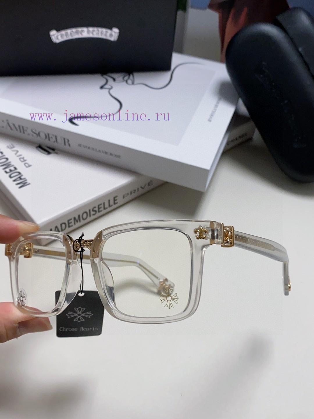 Return order received Chrome Hearts 2024 new retro black eyeglass frame men's Japanese artis5jmae0ue - Image 7