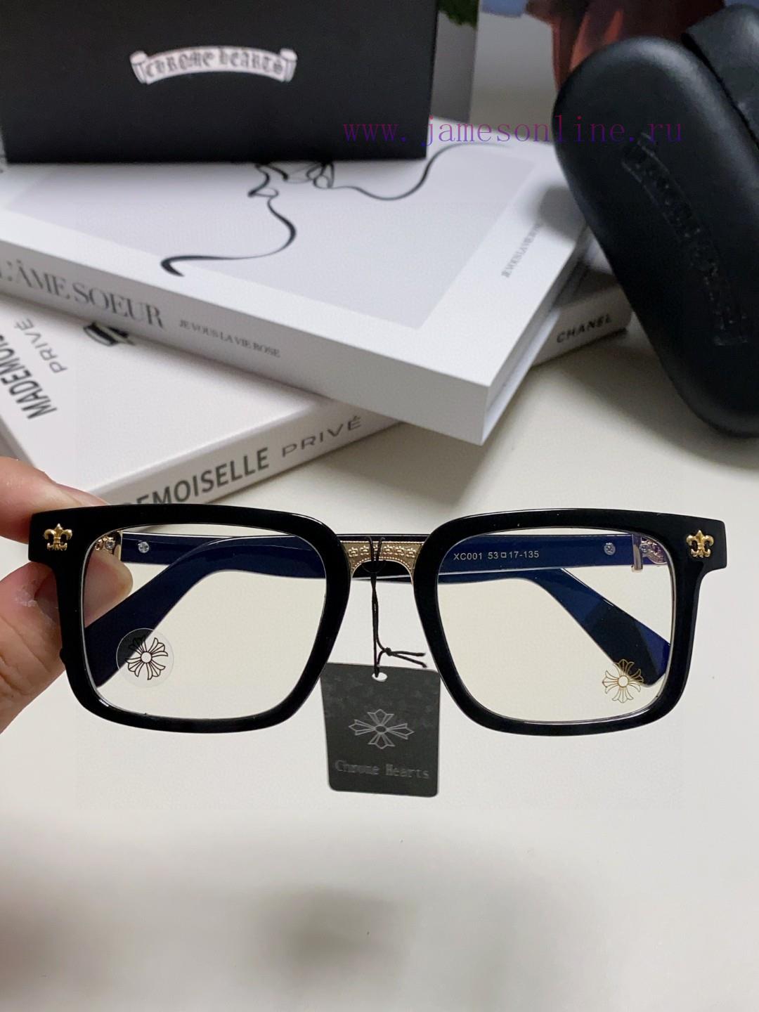 Return order received Chrome Hearts 2024 new retro black eyeglass frame men's Japanese artislum9yw0b - Image 5