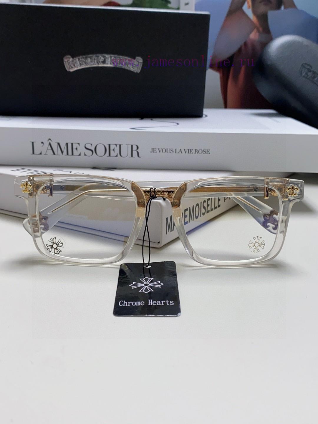Return order received Chrome Hearts 2024 new retro black eyeglass frame men's Japanese artis5jmae0ue - Image 8