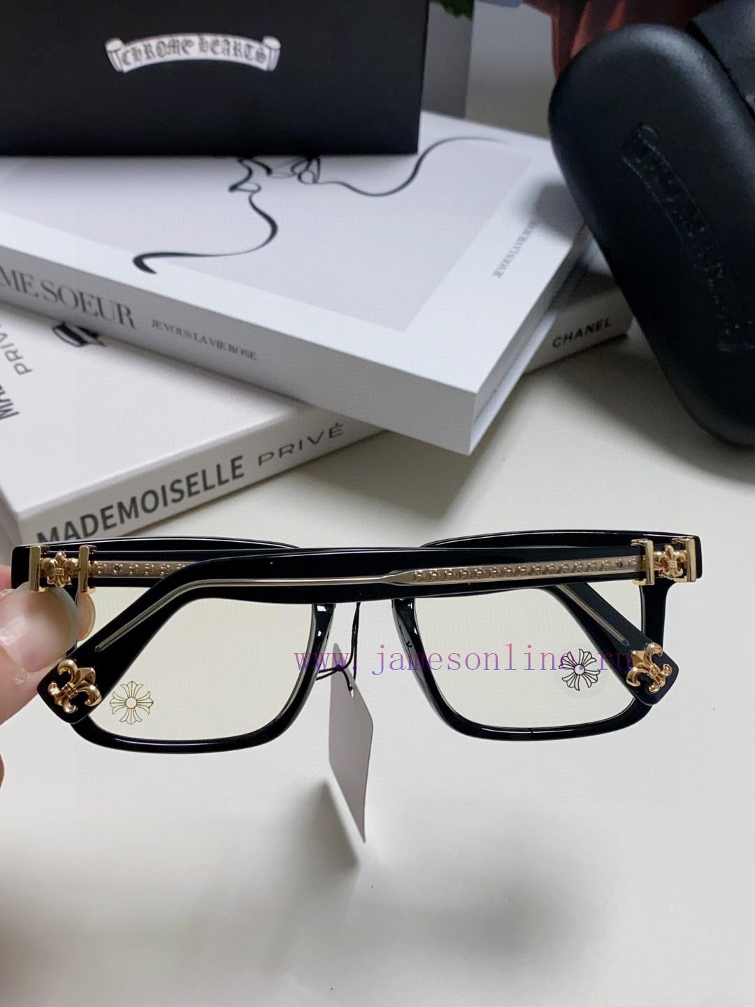 Return order received Chrome Hearts 2024 new retro black eyeglass frame men's Japanese artislum9yw0b - Image 6
