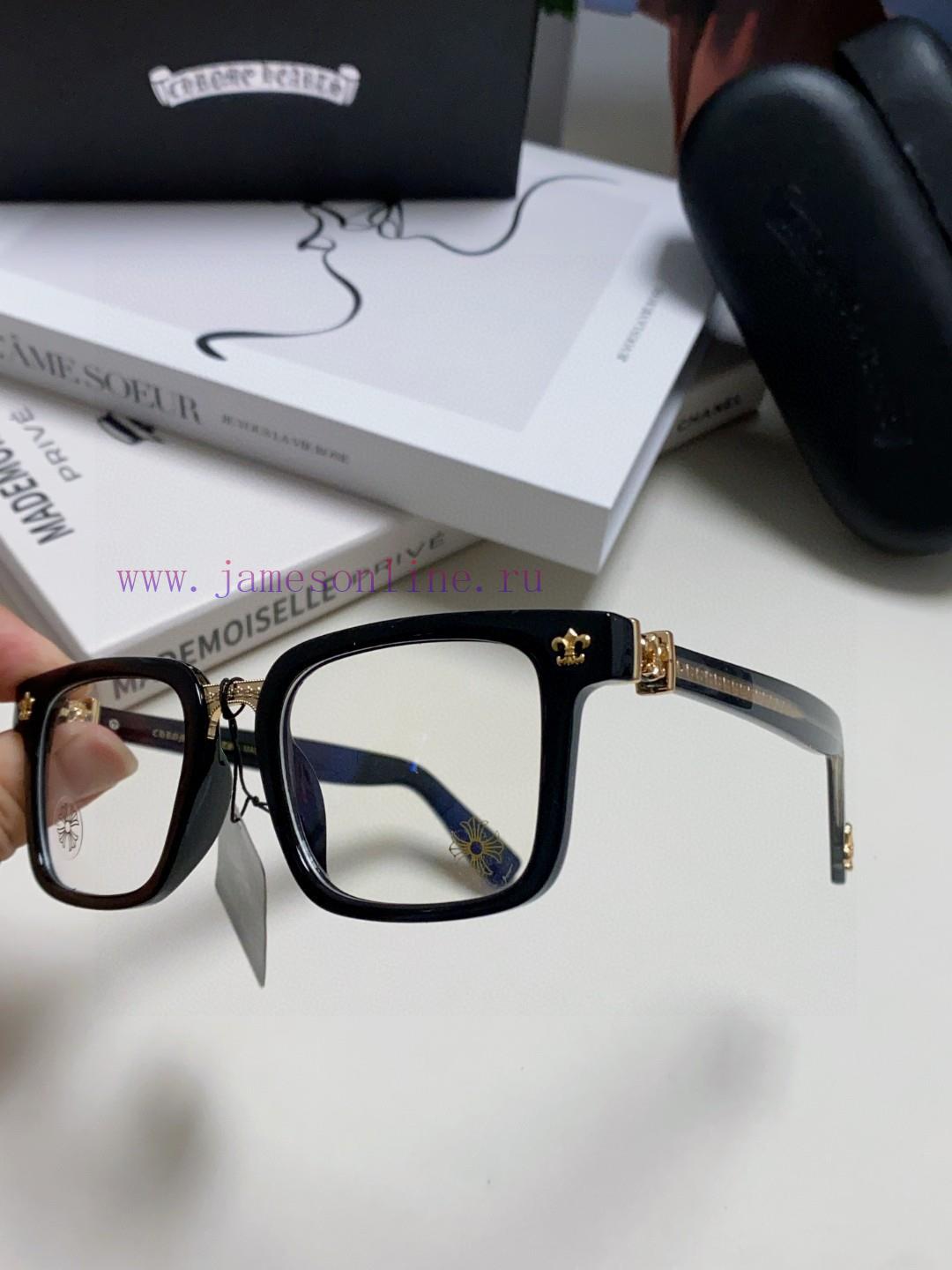 Return order received Chrome Hearts 2024 new retro black eyeglass frame men's Japanese artislum9yw0b - Image 7