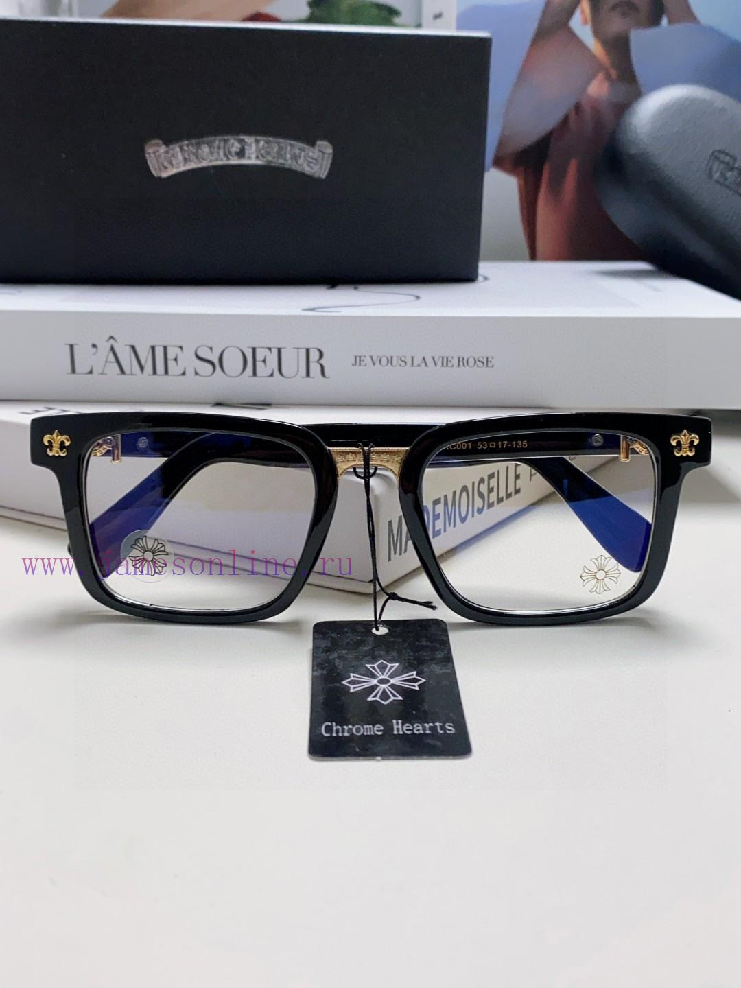 Return order received Chrome Hearts 2024 new retro black eyeglass frame men's Japanese artislum9yw0b - Image 8