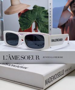 Balenciaga's popular spring/summer 2024 collection, futuristic sunglasses, sporty and minimasmvoaqff
