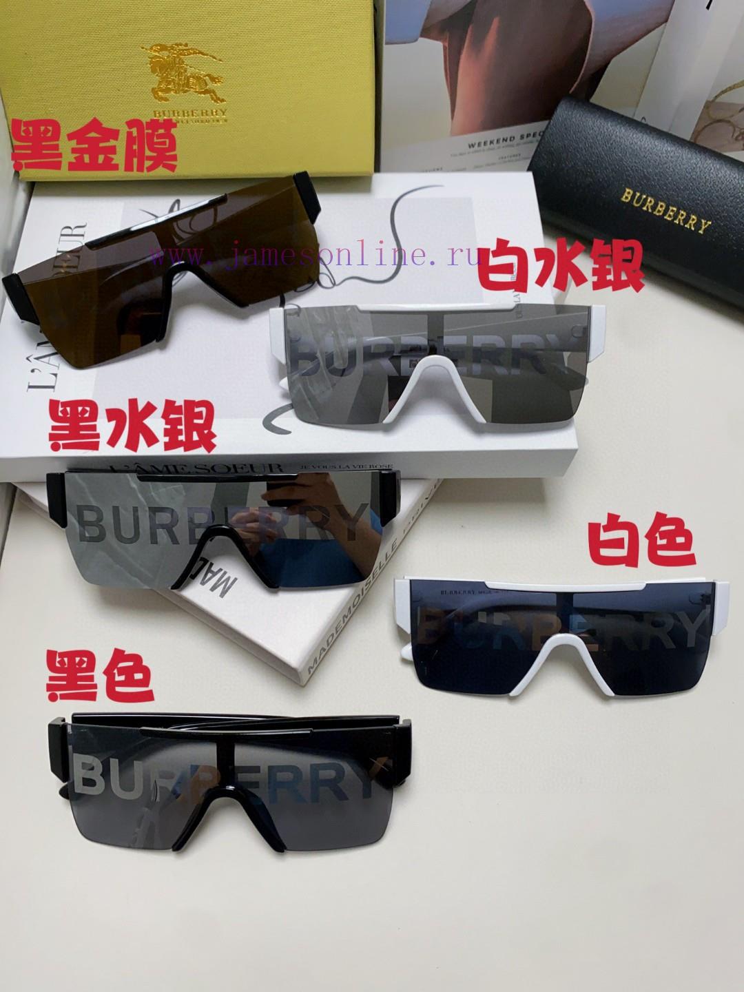New colors to Burberry letter printed sunglasses 4291Burberry Hip Hop Sunglasses Goggles BE46cn8af0p - Image 12