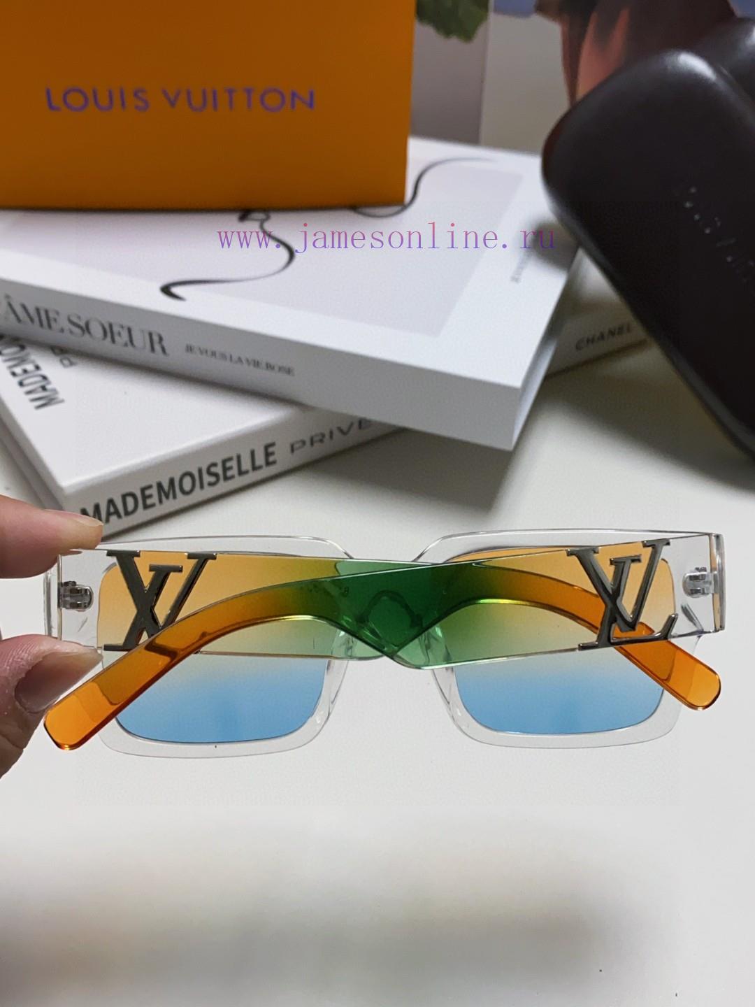 LV Louis Vuitton New Sunglasses Retro Personalized Avant garde Sunglasses Model High Texture83a039gg - Image 6
