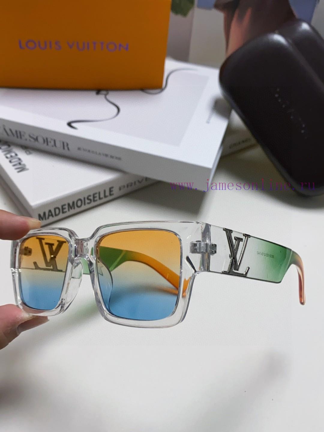 LV Louis Vuitton New Sunglasses Retro Personalized Avant garde Sunglasses Model High Texture83a039gg - Image 7