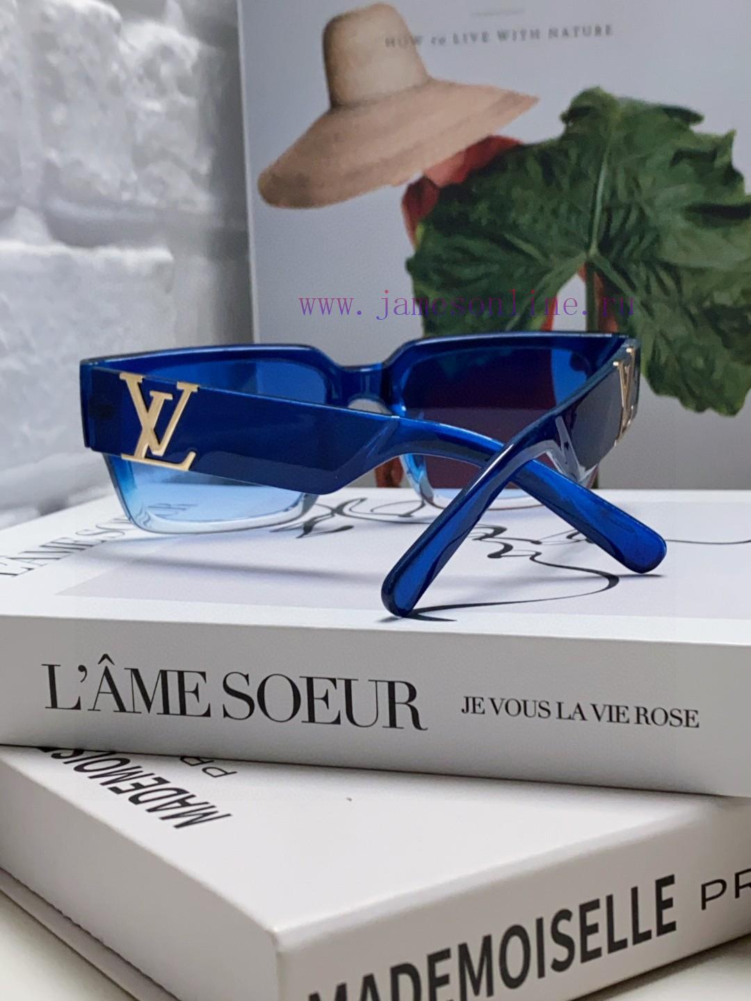 LV Louis Vuitton New Sunglasses Retro Personalized Avant garde Sunglasses Model High Textureqlwxido8 - Image 4
