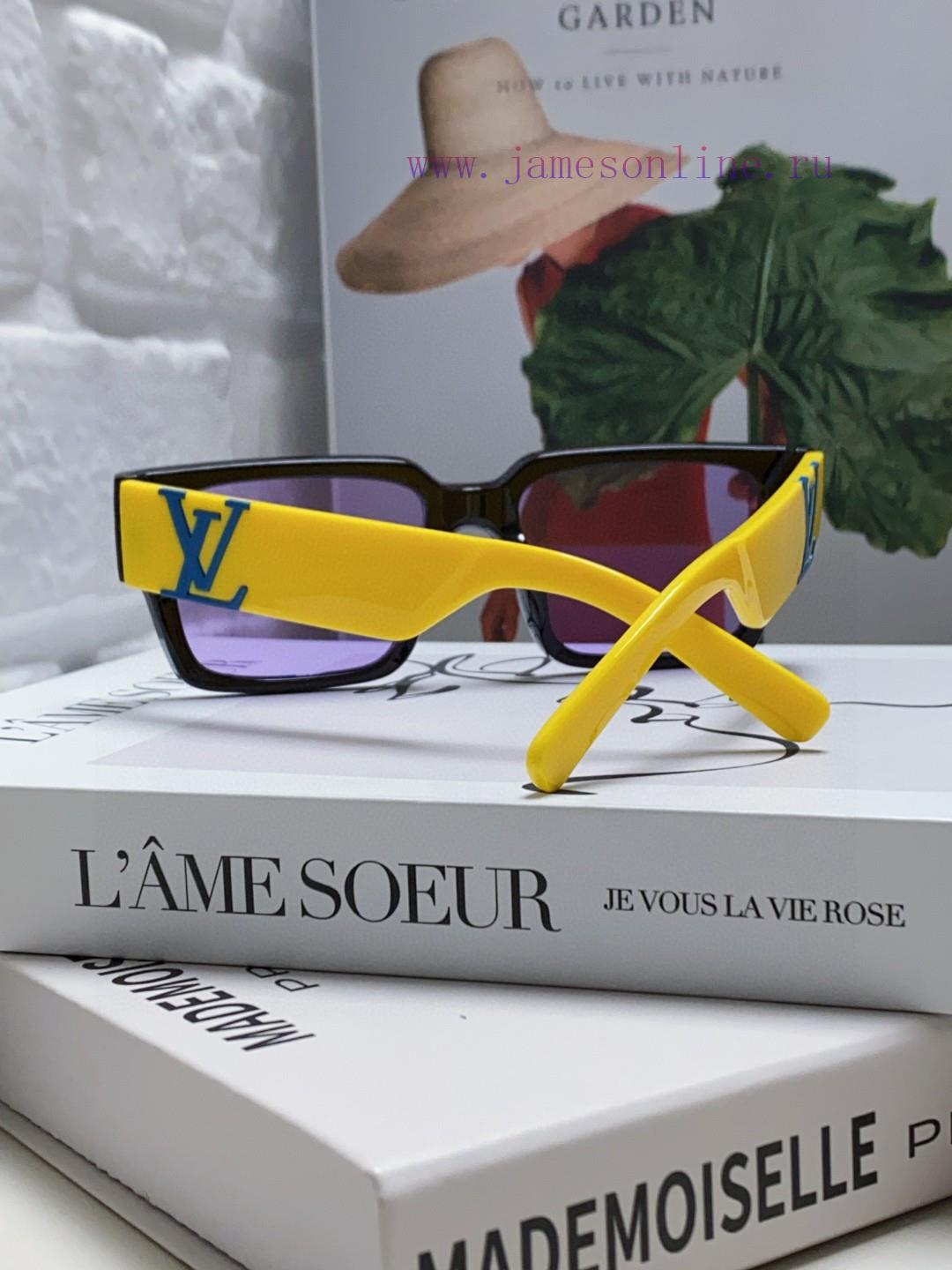 LV Louis Vuitton New Sunglasses Retro Personalized Avant garde Sunglasses Model High Texturexn83plpp - Image 4