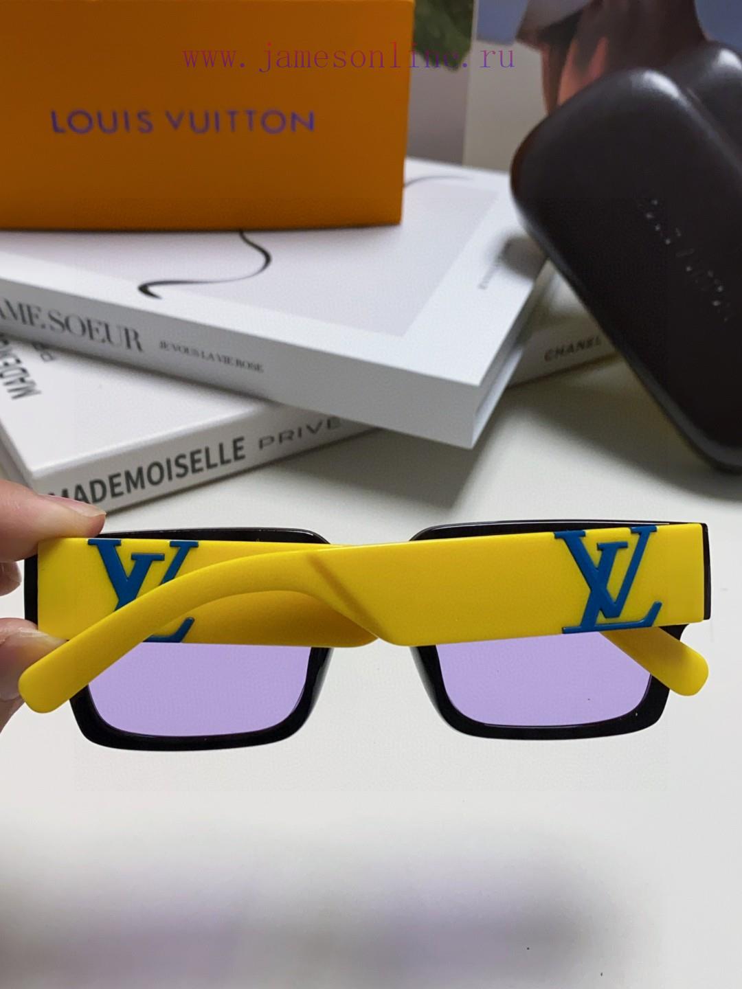 LV Louis Vuitton New Sunglasses Retro Personalized Avant garde Sunglasses Model High Texturexn83plpp - Image 6