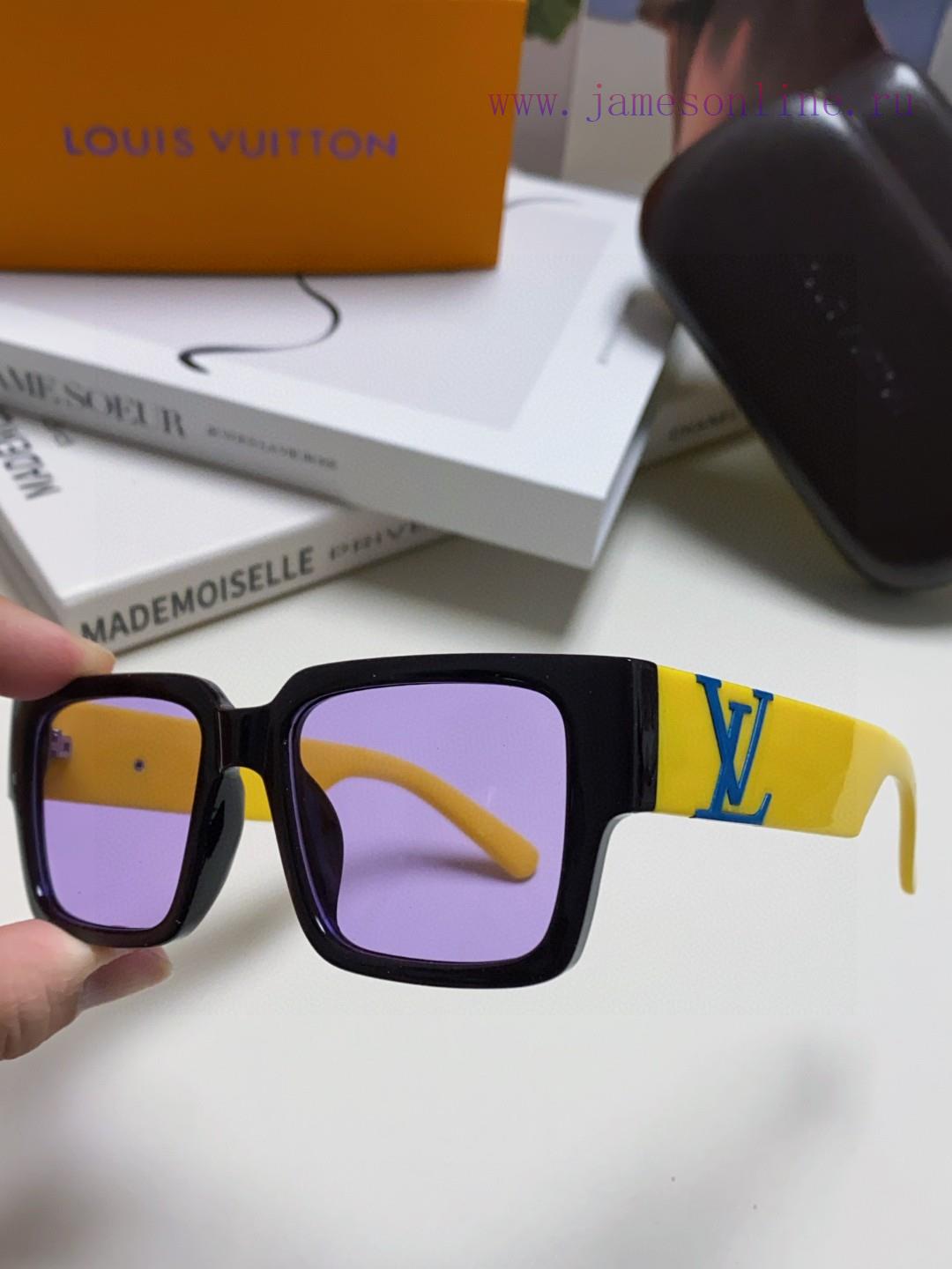 LV Louis Vuitton New Sunglasses Retro Personalized Avant garde Sunglasses Model High Texturexn83plpp - Image 7