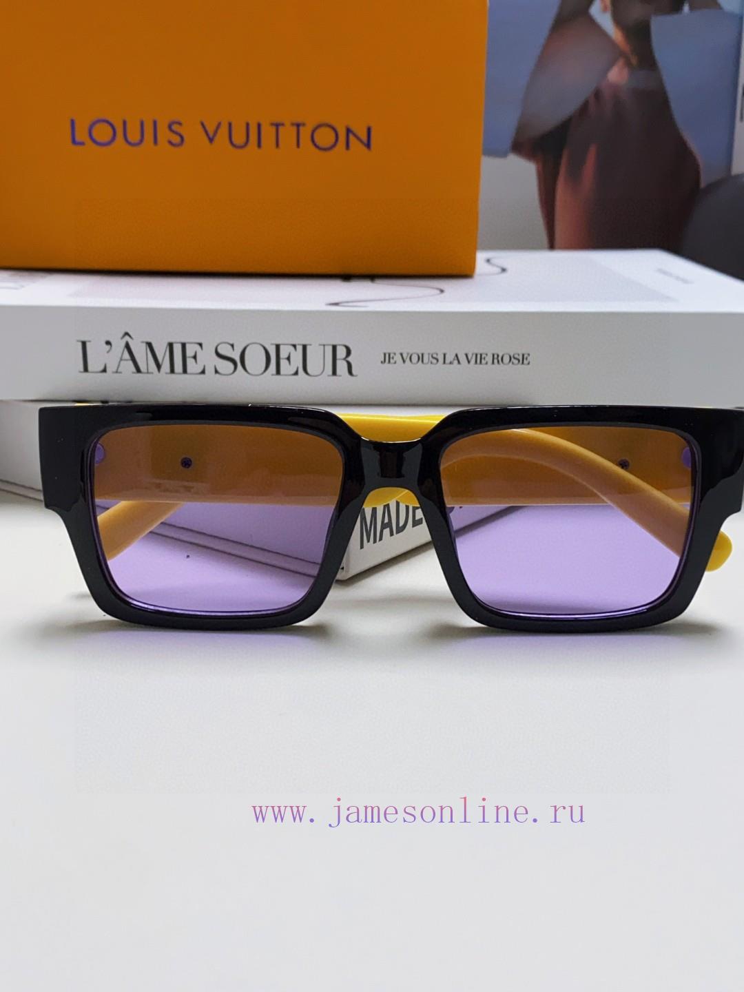 LV Louis Vuitton New Sunglasses Retro Personalized Avant garde Sunglasses Model High Texturexn83plpp - Image 8