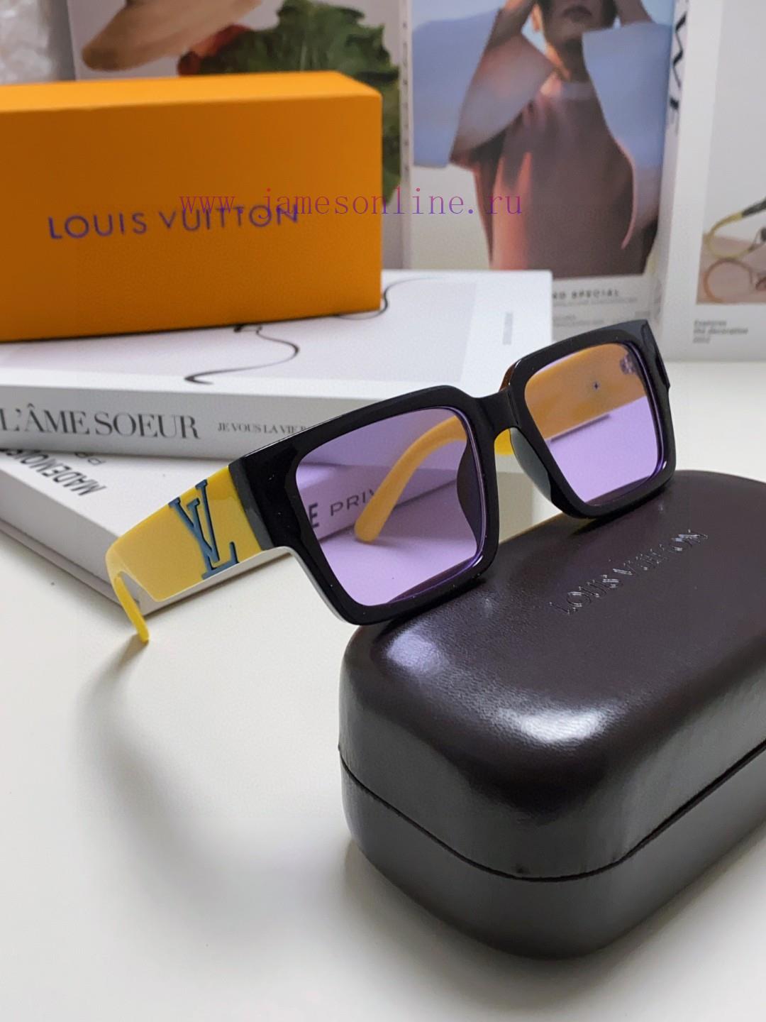 LV Louis Vuitton New Sunglasses Retro Personalized Avant garde Sunglasses Model High Texturexn83plpp - Image 9