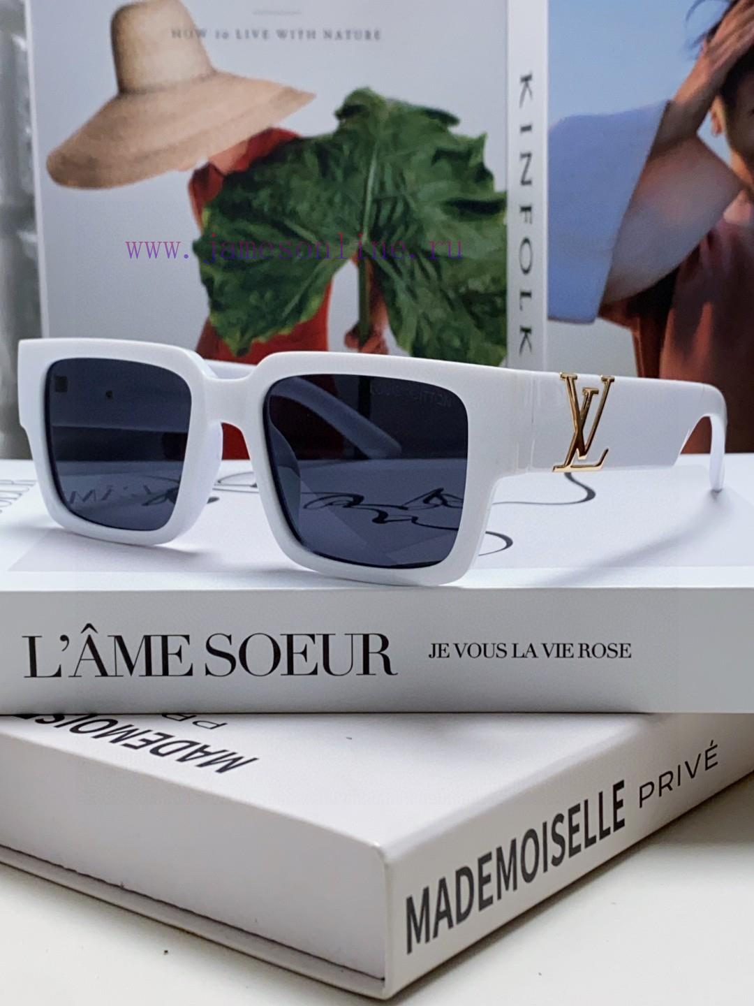 LV Louis Vuitton New Sunglasses Retro Personalized Avant garde Sunglasses Model High Texturek4vzdcq6