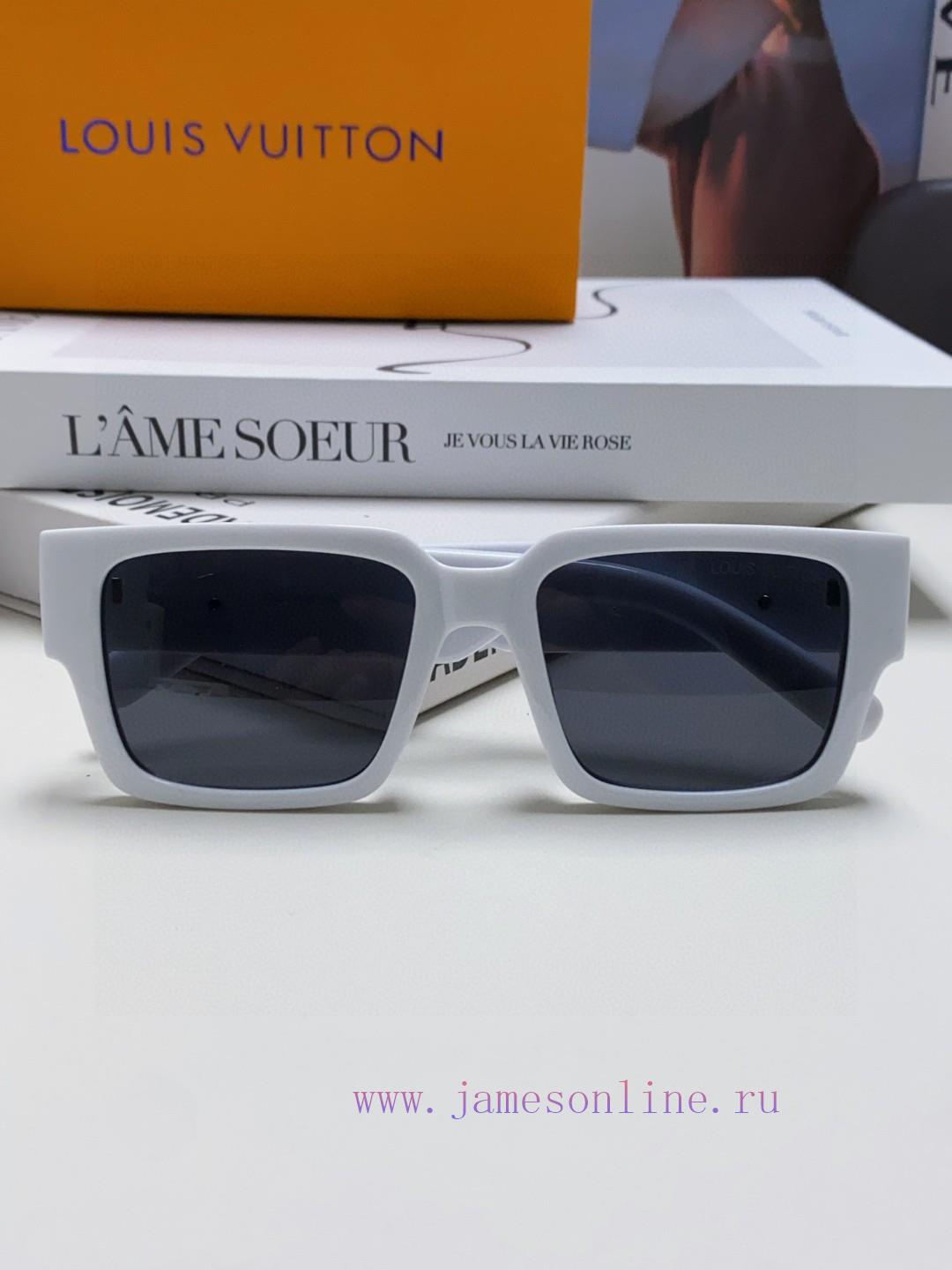 LV Louis Vuitton New Sunglasses Retro Personalized Avant garde Sunglasses Model High Texturek4vzdcq6 - Image 8