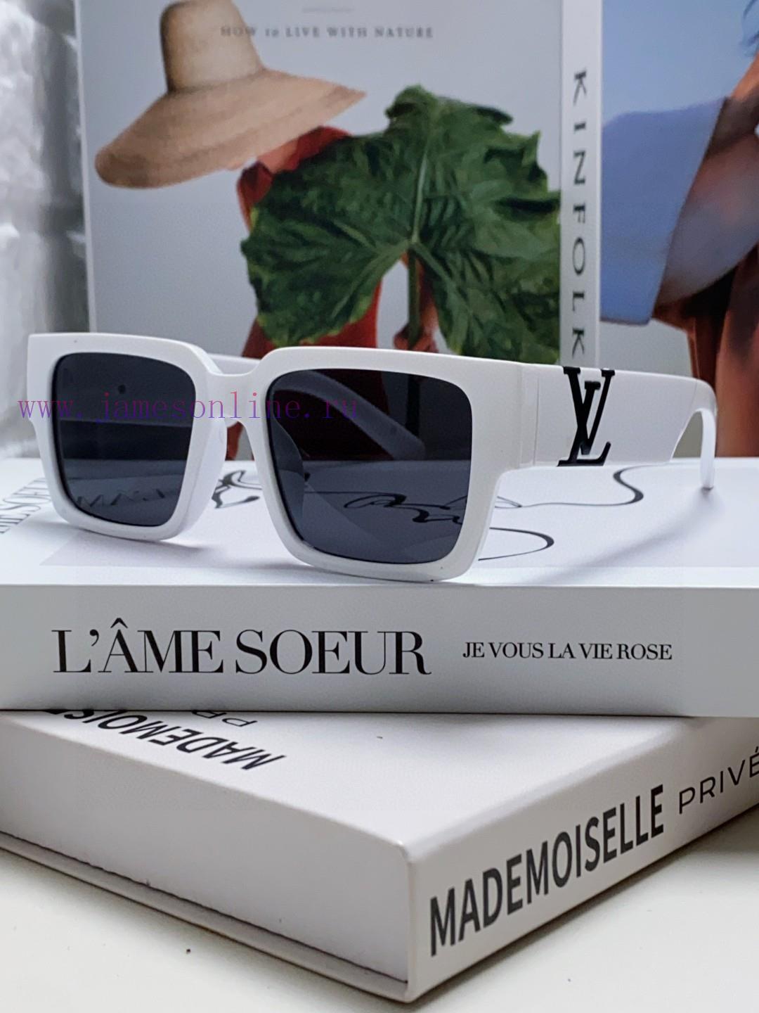 LV Louis Vuitton New Sunglasses Retro Personalized Avant garde Sunglasses Model High Texture5s00wur2 - Image 2