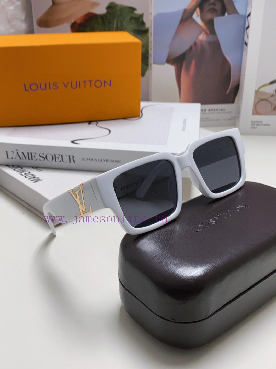 LV Louis Vuitton New Sunglasses Retro Personalized Avant garde Sunglasses Model High Texturek4vzdcq6 - Image 9