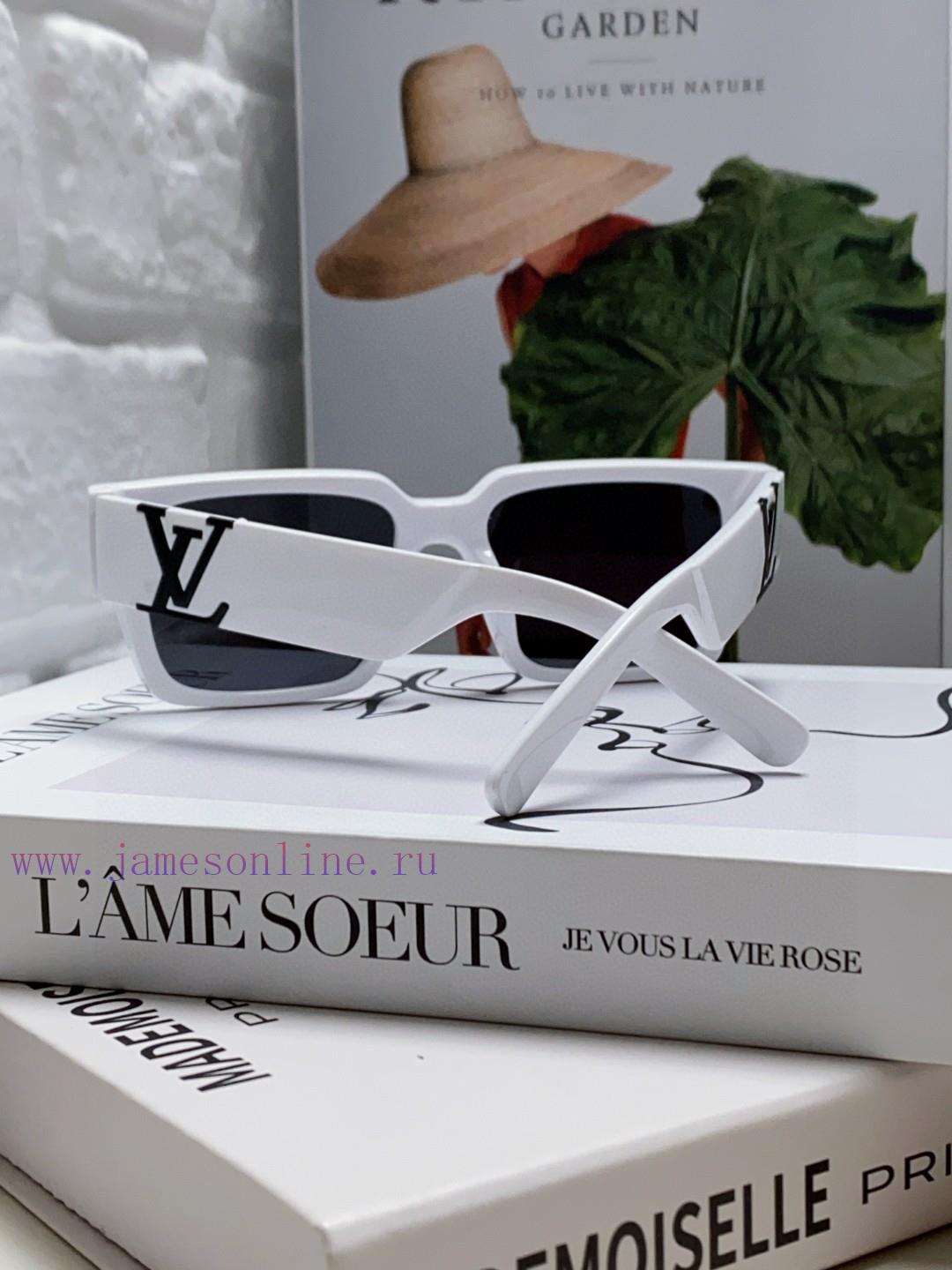 LV Louis Vuitton New Sunglasses Retro Personalized Avant garde Sunglasses Model High Texture5s00wur2 - Image 4