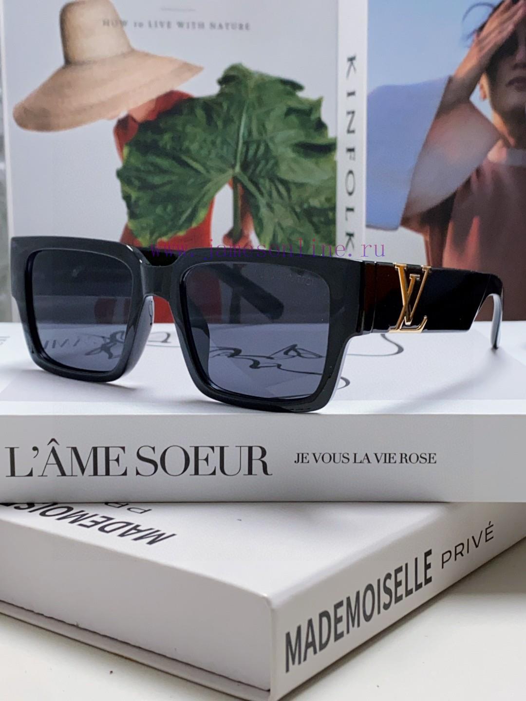 LV Louis Vuitton New Sunglasses Retro Personalized Avant garde Sunglasses Model High Texturerdof0i3g - Image 2