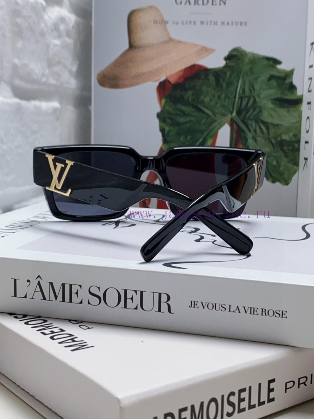 LV Louis Vuitton New Sunglasses Retro Personalized Avant garde Sunglasses Model High Texturerdof0i3g - Image 4