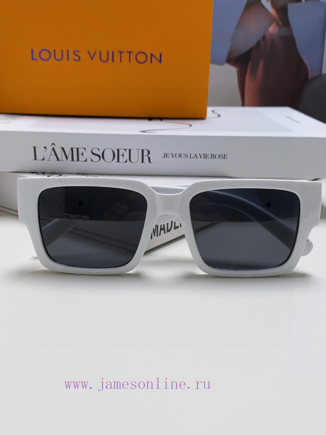 LV Louis Vuitton New Sunglasses Retro Personalized Avant garde Sunglasses Model High Texture5s00wur2 - Image 8