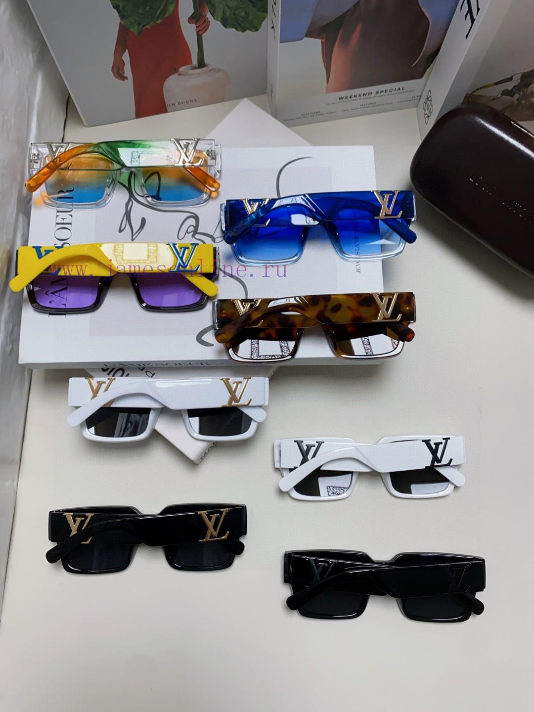 LV Louis Vuitton New Sunglasses Retro Personalized Avant garde Sunglasses Model High Texture5s00wur2 - Image 10