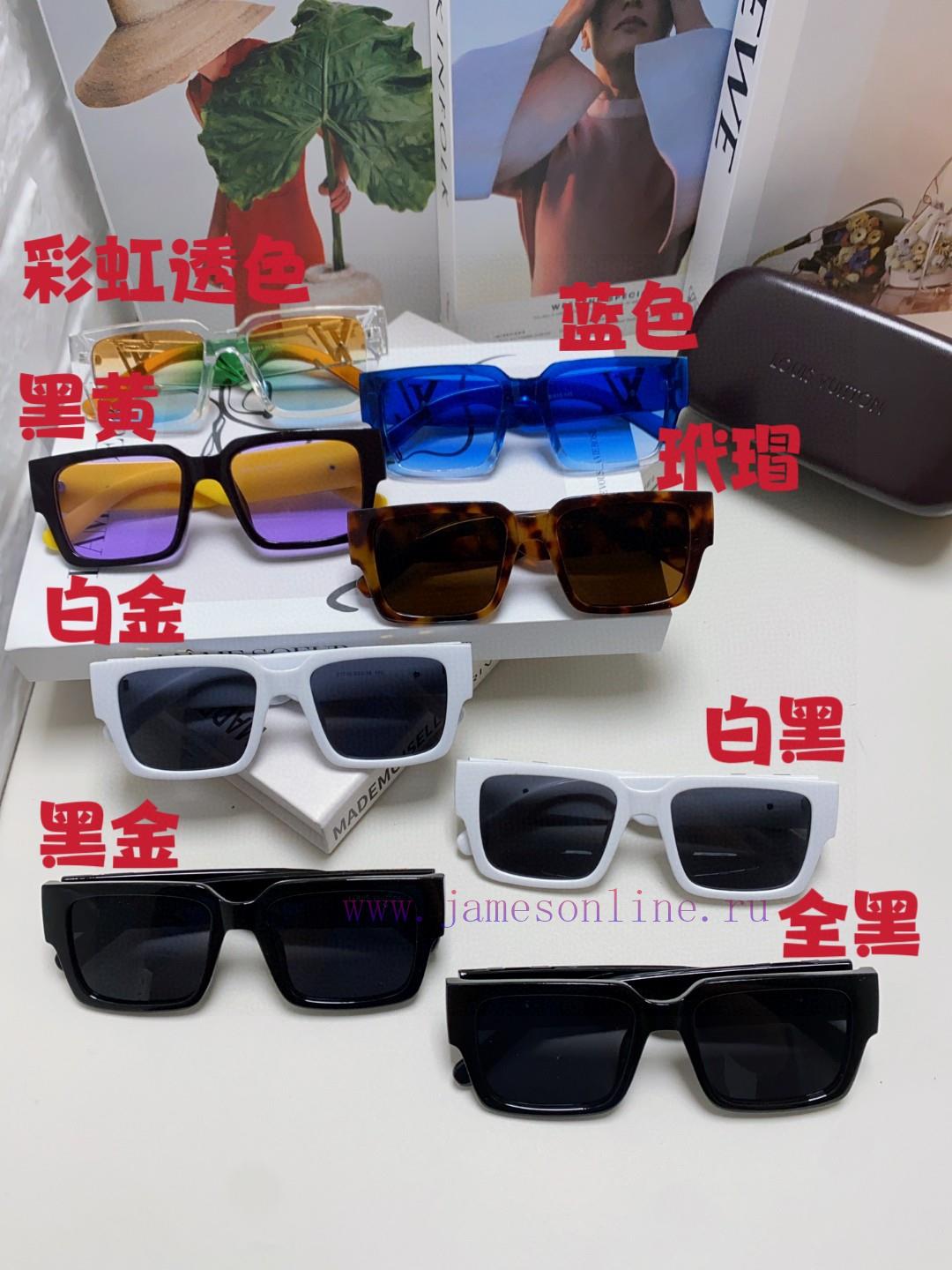 LV Louis Vuitton New Sunglasses Retro Personalized Avant garde Sunglasses Model High Texture5s00wur2 - Image 11