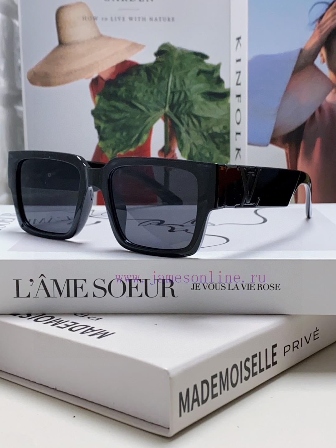 LV Louis Vuitton New Sunglasses Retro Personalized Avant garde Sunglasses Model High Texture262lsc9d - Image 2