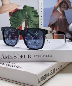 Lv Louis Vuitton 2024 New European and American Trendy Fashion Sunglasses Flat Light Glasses29tl9am5