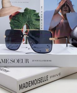 Lv Louis Vuitton 2024 New Men's High end Sunglasses Fashion Handsome Trendy Sunglasses Outdoxx82vx2g