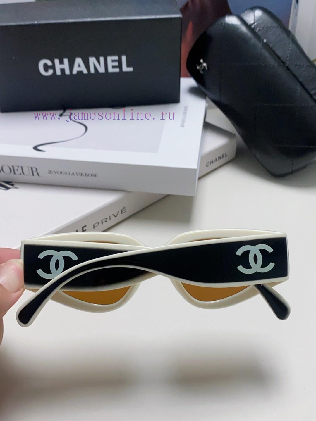 Chanel 2024 new sunglasses cat eye sunglasses narrow frame women's Korean version 24SS frame3augdfcg - Image 8