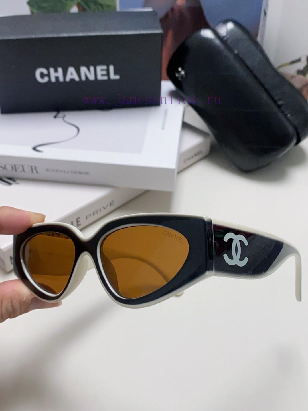 Chanel 2024 new sunglasses cat eye sunglasses narrow frame women's Korean version 24SS frame3augdfcg - Image 9