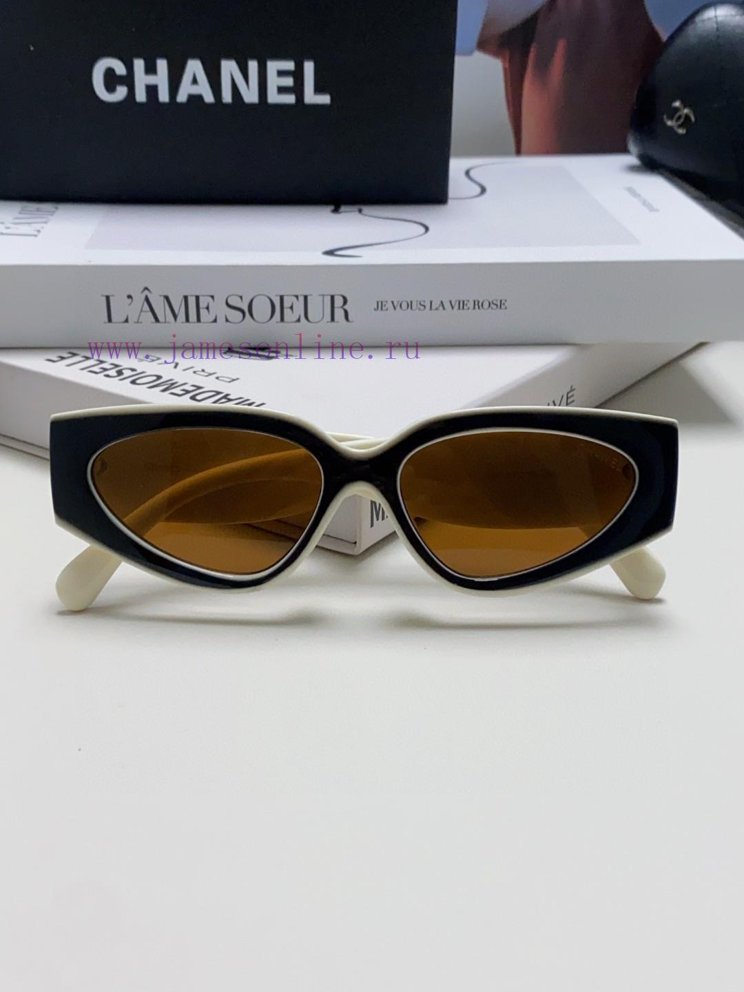 Chanel 2024 new sunglasses cat eye sunglasses narrow frame women's Korean version 24SS frame3augdfcg - Image 10