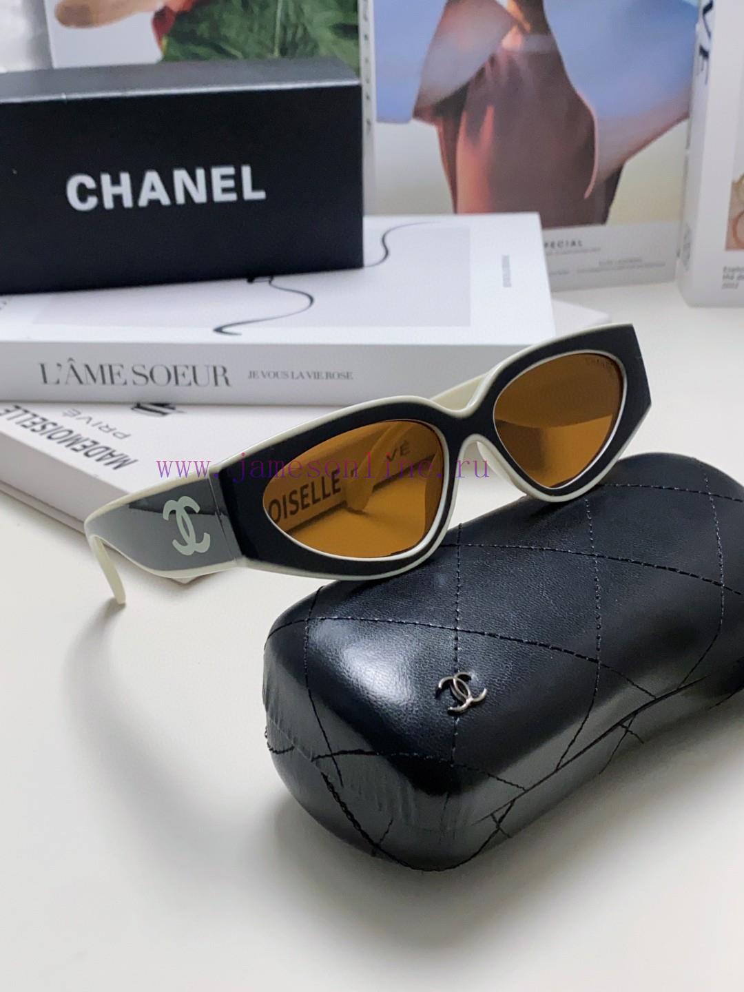 Chanel 2024 new sunglasses cat eye sunglasses narrow frame women's Korean version 24SS frame3augdfcg - Image 11