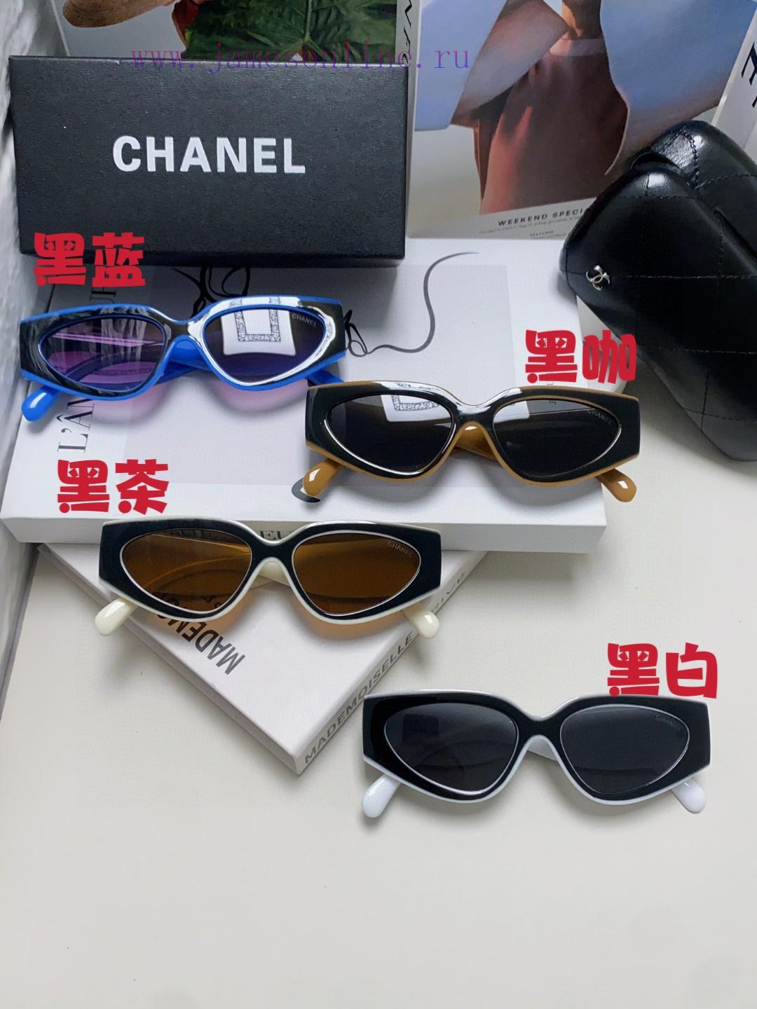 Chanel 2024 new sunglasses cat eye sunglasses narrow frame women's Korean version 24SS frame3augdfcg - Image 13
