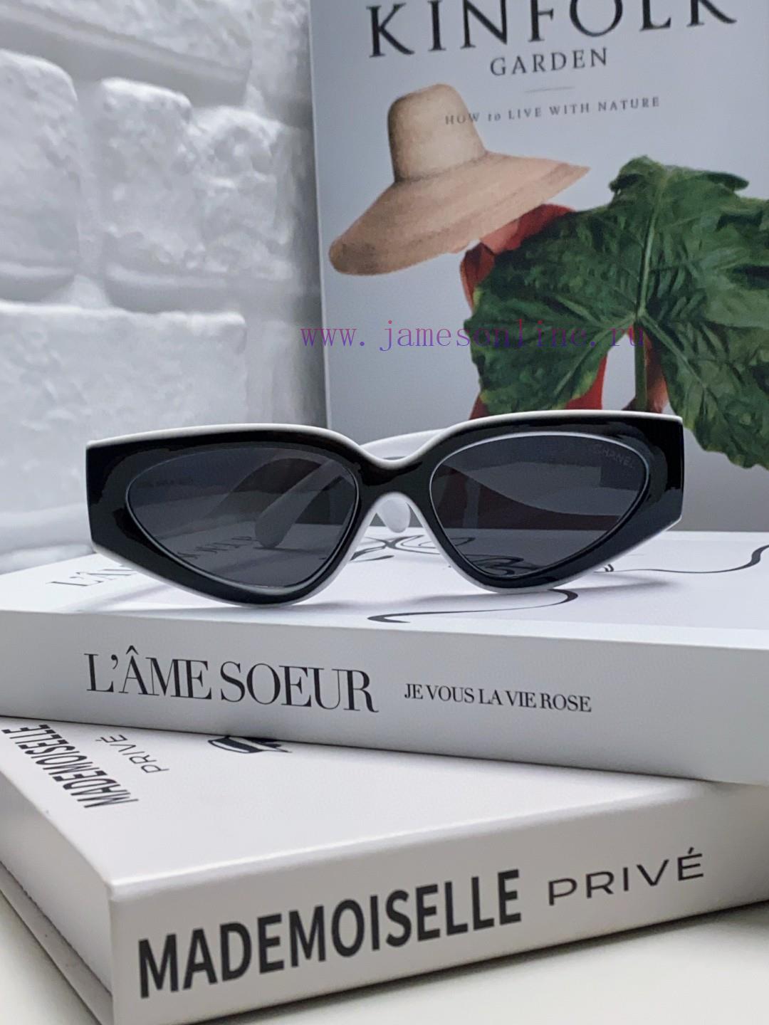 Chanel 2024 new sunglasses cat eye sunglasses narrow frame women's Korean version 24SS frame6hpz17ll - Image 5