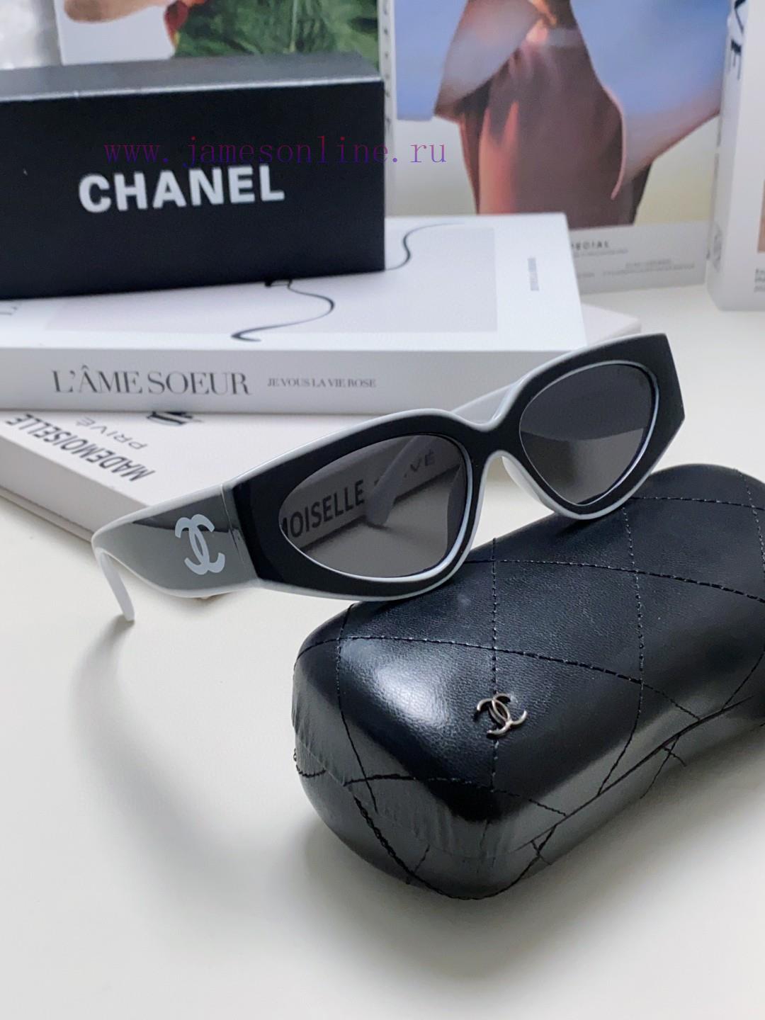 Chanel 2024 new sunglasses cat eye sunglasses narrow frame women's Korean version 24SS frame6hpz17ll - Image 11