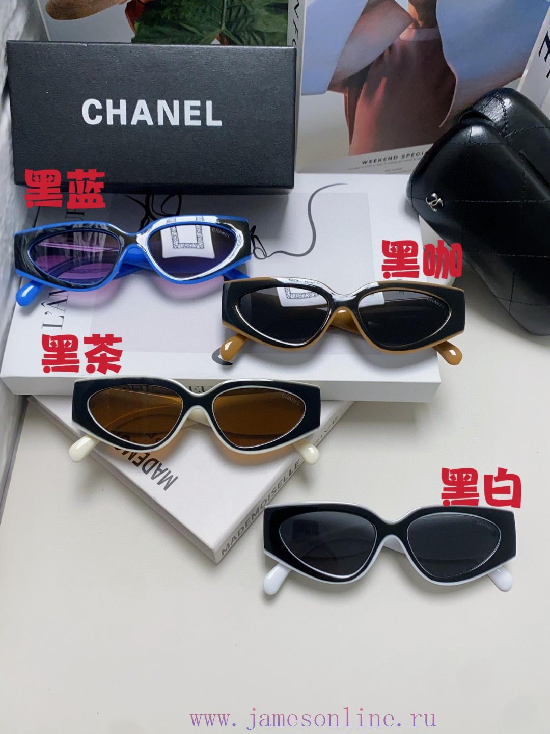 Chanel 2024 new sunglasses cat eye sunglasses narrow frame women's Korean version 24SS frame6hpz17ll - Image 13
