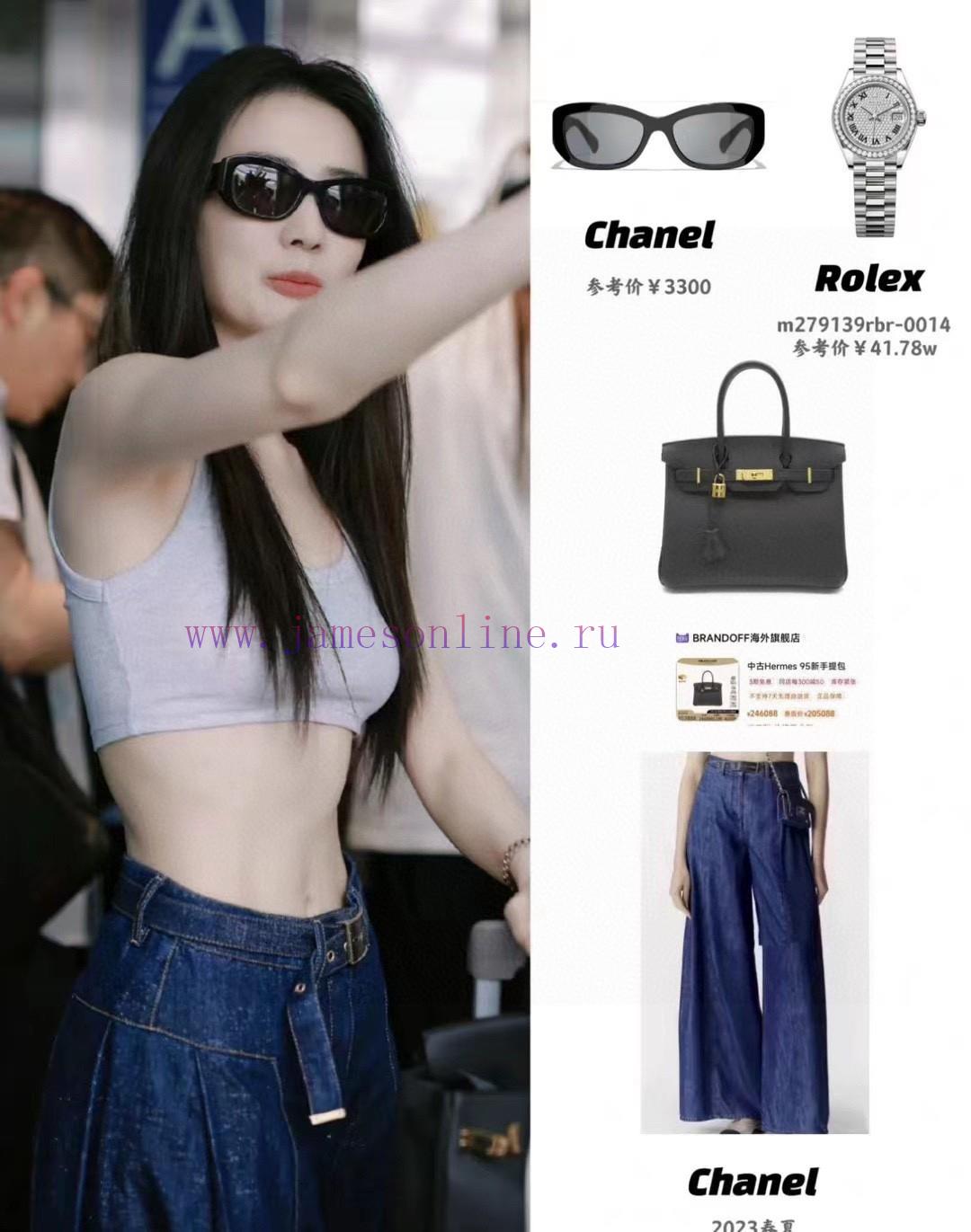 Chanel 2024 new Xiaohongshu hot item, dual CH handover logo sunglasses, women's high-end sun256u4u7w - Image 2
