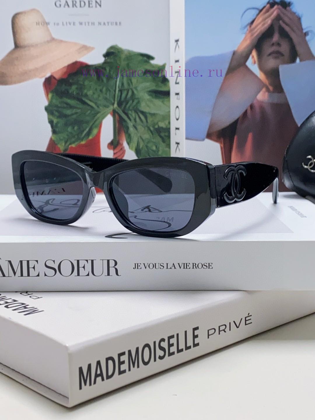 Chanel 2024 new Xiaohongshu hot item, dual CH handover logo sunglasses, women's high-end sun256u4u7w - Image 5