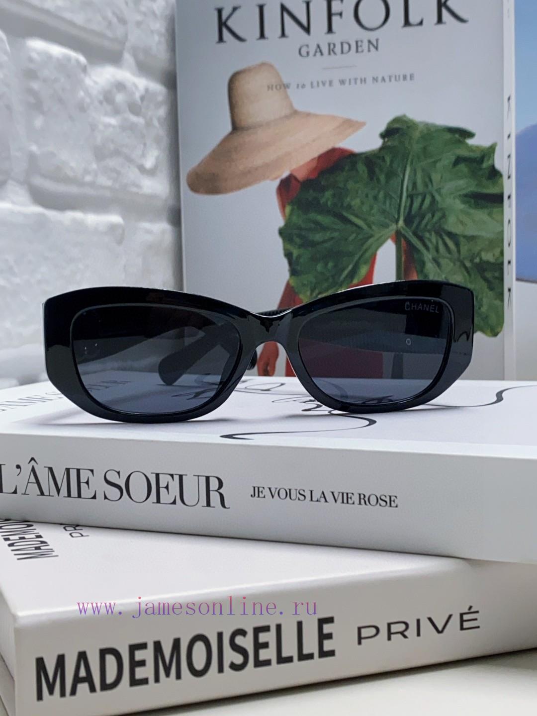 Chanel 2024 new Xiaohongshu hot item, dual CH handover logo sunglasses, women's high-end sun256u4u7w - Image 6