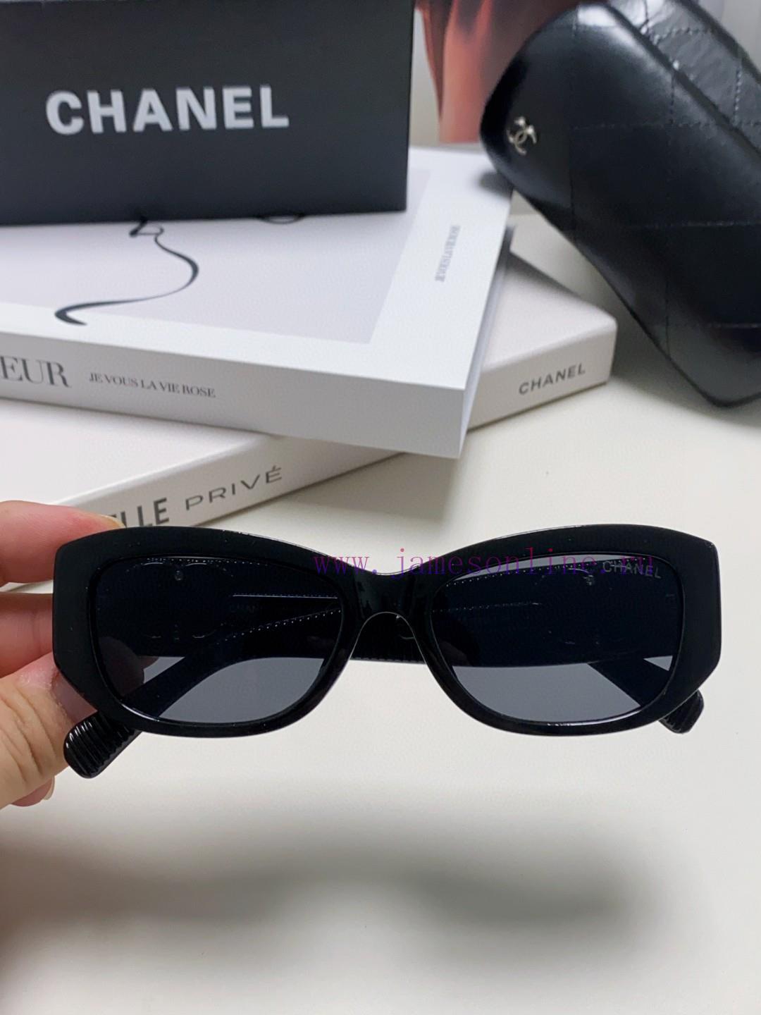 Chanel 2024 new Xiaohongshu hot item, dual CH handover logo sunglasses, women's high-end sun256u4u7w - Image 8