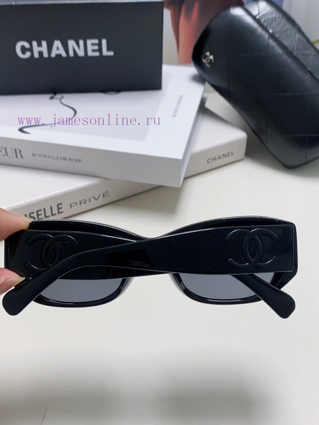 Chanel 2024 new Xiaohongshu hot item, dual CH handover logo sunglasses, women's high-end sun256u4u7w - Image 9